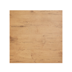 Feros HPL-Tischplatte 70x70 cm, Teakholz