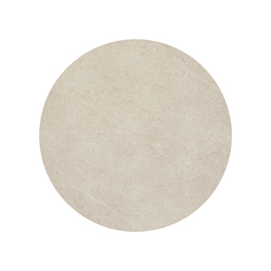 Feros HPL-Tischplatte Ø 70 cm, Sandstein