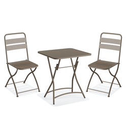 Feros Breeze – Bistro Set, Cappuccino