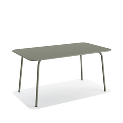 Feros Shine - rechteckiger Outdoortisch, Grün