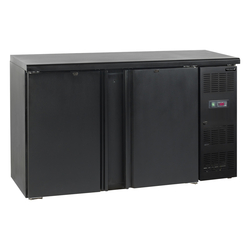Tefcold Backbar-Kühlschrank CBC210, Schwarz, EEK C