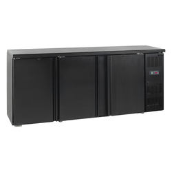 Tefcold Backbar-Kühlschrank CBC310, Schwarz, EEK C