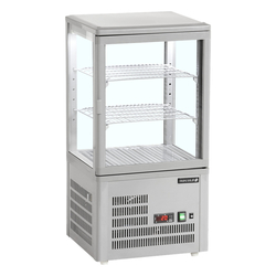 Tefcold Kühlvitrine Tischmodell UPD60-GREY, Grau, ABS, EEK C