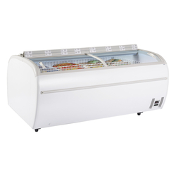Tefcold Supermarkt-Gefriertruhe TWIN 220-F, Weiß, EEK C