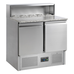 Tefcold Pizzakühltheke GN 1/1 PT920, SS 304