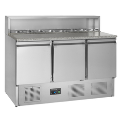 Tefcold Pizzakühltheke GN 1/1 PT930, SS 304