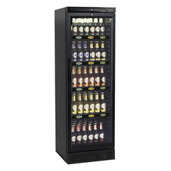 Tefcold Flaschenkühlschrank SCU1280B - Esta, Schwarz, EEK D
