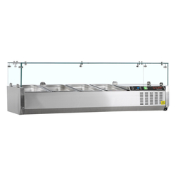 G-Line by Tefcold Kühlvitrine GN1/3 GVC38-120, SS 201