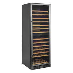 Tefcold Weinkühlschrank TFW400-2S, Schwarz, EEK G