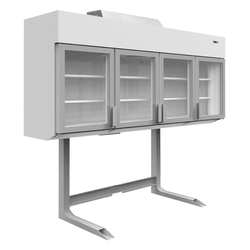 Tefcold Supermarkt-Wandgefrierschrank MTF250 VS, Weiß, EEK C