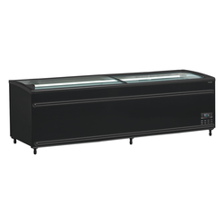 Tefcold Supermarkt-Kühler/Gefriertruhe in Schwarz SFI250B-CF VS, EEK C
