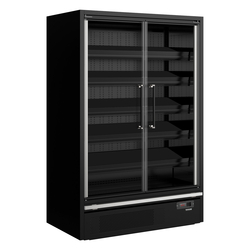 Tefcold Supermarkt-Multideck-Kühlschrank Galaxy+ GP14FGD Black, Schwarz RAL9005, EEK B