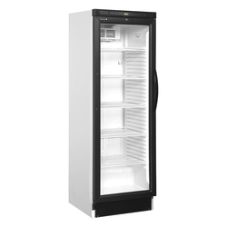 Tefcold Flaschenkühlschrank, Anschlag links CEV425 1 LED L/H, Weiß, EEK D