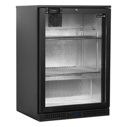 Tefcold Backbar-Kühlschrank BA16H, Schwarz, EEK A