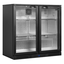 Tefcold Backbar-Kühlschrank BA21H, Schwarz, EEK A