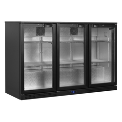 Tefcold Backbar-Kühlschrank BA31H, Schwarz, EEK B