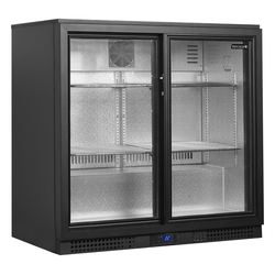 Tefcold Backbar-Kühlschrank BA21S, Schwarz, EEK A