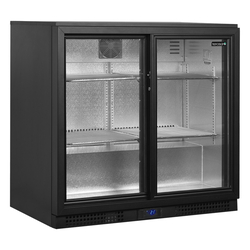 Tefcold Backbar-Kühlschrank BA26S, Schwarz, EEK A