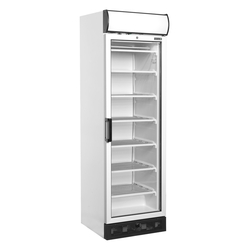 Tefcold Displaygefrierschrank UFFS371GCP, Weiß, EEK C