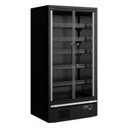 Tefcold Supermarkt-Multideck-Kühlschrank Galaxy+ GP10FGD Maxi Black, Schwarz RAL9005, EEK B