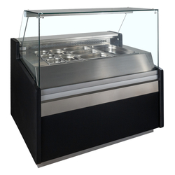 Tefcold Bedientheke SPID130, Schwarz RAL9005
