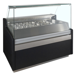 Tefcold Bedientheke SPID150, Schwarz RAL9005
