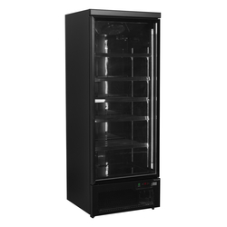 Tefcold Displaykühlschrank Atom Maxi C1DBB, Schwarz RAL9005, EEK B