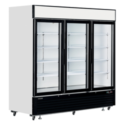 Tefcold Displaykühlschrank LGC7500, Weiß, EEK C