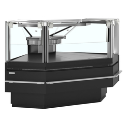Tefcold Bedientheke SOCA90EXTB, Schwarz RAL9005