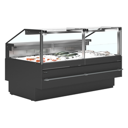 Tefcold Bedientheke SOCA-F18790B, Schwarz RAL9005