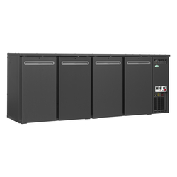Serrco by Tefcold High-End-Backbar-Kühlschränke SCL-2222MU+, Anthrazit RAL 7021, EEK C