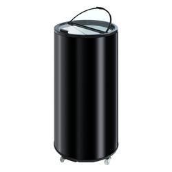 Tefcold Kühltonne CC80SKblack, Schwarz, EEK B