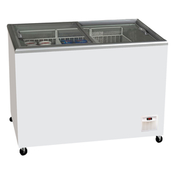 Elcold Speiseeisvitrine NOVA35-NT-v3-mit elektronischen Regler, Weiß, EEK C