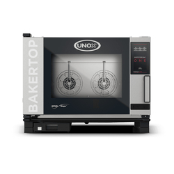 UNOX BAKERTOP MIND.Maps ONE XEBC-04EU-E1RM Professioneller Countertop-Ladenbackofen 4 Einschübe 600x400 Elektrisch Türöffnung rechts