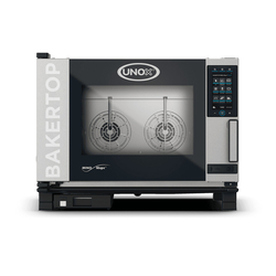 UNOX BAKERTOP MIND.Maps PLUS XEBC-04EU-EPRM Professioneller Countertop-Ladenbackofen 4 Einschübe 600x400 Elektrisch Türöffnung rechts