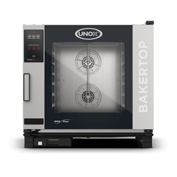 UNOX BAKERTOP MIND.Maps ONE XEBC-06EU-E1LM Professioneller Countertop-Ladenbackofen 6 Einschübe 600x400 Elektrisch Türöffnung links