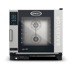 UNOX BAKERTOP MIND.Maps PLUS XEBC-06EU-EPLM Professioneller Countertop-Ladenbackofen 6 Einschübe 600x400 Elektrisch Türöffnung links
