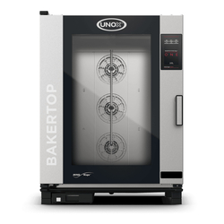 UNOX BAKERTOP MIND.Maps ONE XEBC-10EU-E1RM Professioneller Countertop-Ladenbackofen 10 Einschübe 600x400 Elektrisch Türöffnung rechts