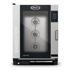 UNOX BAKERTOP MIND.Maps PLUS XEBC-10EU-EPRM Professioneller Countertop-Ladenbackofen 10 Einschübe 600x400 Elektrisch Türöffnung rechts