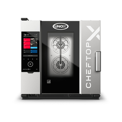 UNOX CHEFTOP-X XEDA-0611-EXRS-LP Professioneller Countertop-Ofen 6 Einschübe GN 1/1 Elektrisch Türöffnung rechts