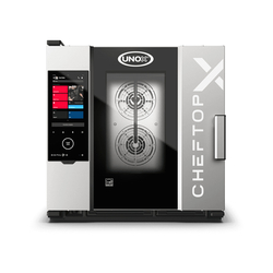 UNOX CHEFTOP-X XEDA-0611-EXRS-PO Professioneller Countertop-Ofen 6 Einschübe GN 1/1 Elektrisch Türöffnung rechts