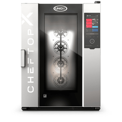 UNOX CHEFTOP-X XEDA-1021-EXLS-PO Professioneller Countertop-Ofen 10 Einschübe GN 2/1 Elektrisch Türöffnung links