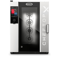 UNOX CHEFTOP-X XEDA-1021-EXRS-PO Professioneller Countertop-Ofen 10 Einschübe GN 2/1 Elektrisch Türöffnung rechts