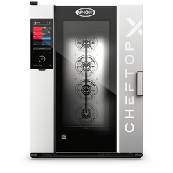 UNOX CHEFTOP-X XEDA-1021-GXRS Professioneller Countertop-Ofen 10 Einschübe GN 2/1 Gas Türöffnung rechts