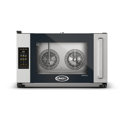 UNOX BAKERLUX SHOP.Pro MASTER XEFR-04EU-EMRV-MT Professioneller Konvektomat mit Wasserdampf Rossella.Matic 4 Einschübe 600x400 Elektrisch Türöffnung rechts