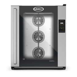 UNOX BAKERLUX SHOP.Pro LED XEFR-10EU-ELLV Professioneller Konvektomat mit Wasserdampf 10 Einschübe 600x400 Elektrisch Türöffnung links