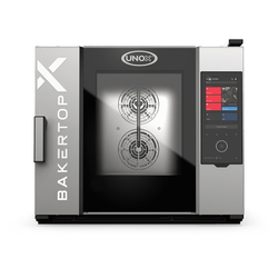 UNOX BAKERTOP-X XELA-05EU-EXLS Professioneller Countertop-Ladenbackofen 5 Einschübe 600x400 Elektrisch Türöffnung links