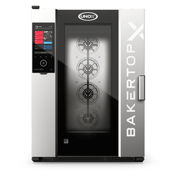 UNOX BAKERTOP-X XELA-10EU-EXRS Professioneller Countertop-Ladenbackofen 10 Einschübe 600x400 Elektrisch Türöffnung rechts