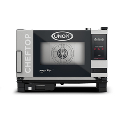 UNOX CHEFTOP MIND.Maps ONE XEVC-0311-E1LM Professioneller Countertop-Ofen 3 Einschübe GN 1/1 Elektrisch Türöffnung links
