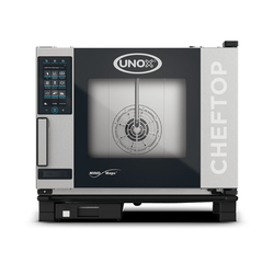 UNOX CHEFTOP MIND.Maps PLUS XEVC-0511-EPLM-MS Professioneller Countertop-Ofen 5 Einschübe GN 1/1 Elektrisch Türöffnung links